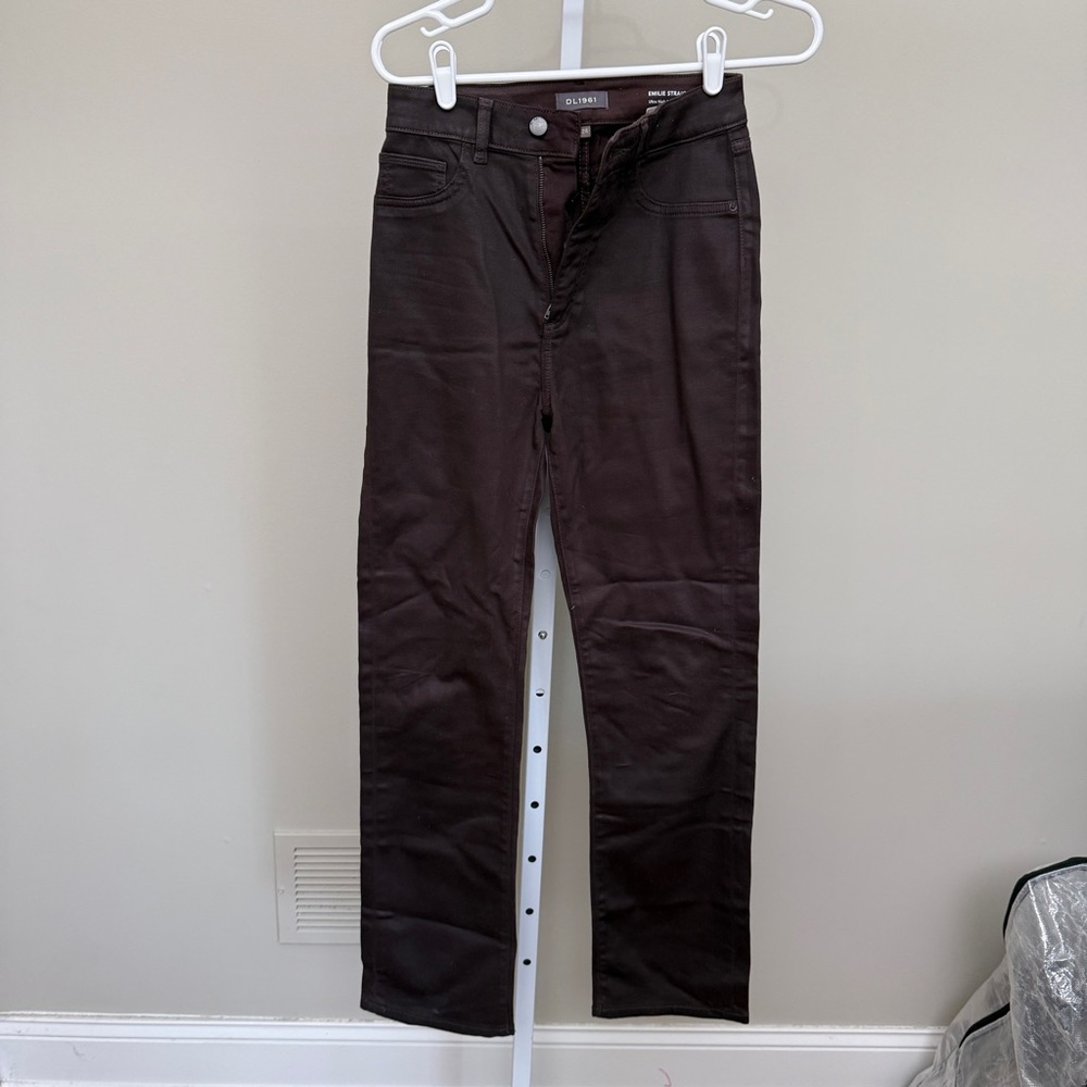 DL1961 Women's Emilie Straight Ultra High Rise Vintage Jeans size 24